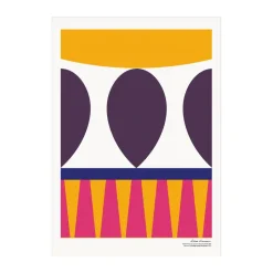 Design House Stockholm Birds 1967 poster 50x70 cm, No. 1 Orange Outlet