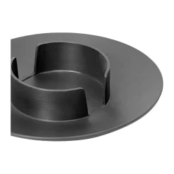Ferm Living Blid block candle holder, brass Black Online