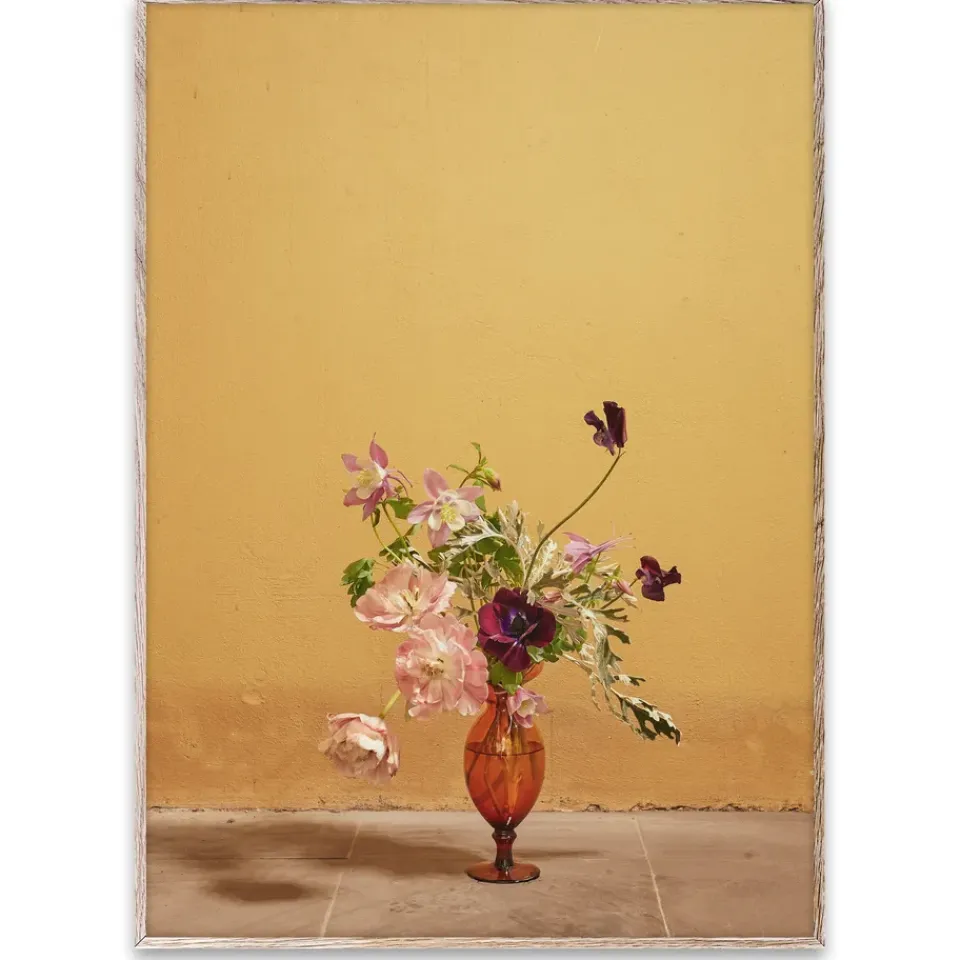 Paper Collective Blomst 02 Ochra poster, 50x70 cm Yellow Sale