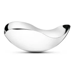 Georg Jensen Bloom serving bowl, small, Ø 26 cm GreySilver-coloured Outlet