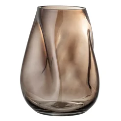Bloomingville glass vase 26 cm, Brown Outlet