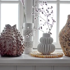 Bloomingville vase 20.5 cm, White Outlet