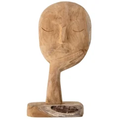 Bloomingville wooden sculpture 35 cm, nature Brown Clearance