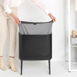 Brabantia Bo laundry basket 60 L, matte Black Best