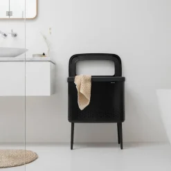 Brabantia Bo laundry basket 60 L, matte Black Best