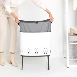 Brabantia Bo laundry basket 60 L, White Sale