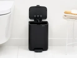 Brabantia Bo pedal bin 4 L, Matt Black New