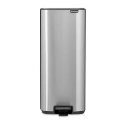 Brabantia Bo pedal bin 30 L, Matte Steel Fingerprint Proof Silver-coloured Online
