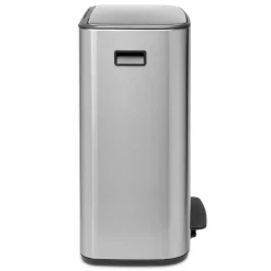 Brabantia Bo pedal bin 60 L, matte steel Silver-coloured Clearance