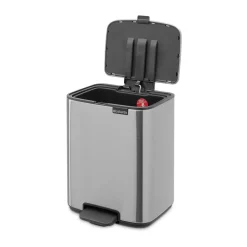 Brabantia Bo pedal bin 7 L, Matte Steel Fingerprint Proof Silver-coloured Hot