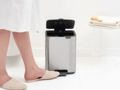 Brabantia Bo pedal bin 7 L, Matte Steel Fingerprint Proof Silver-coloured Hot