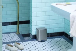 Brabantia Bo pedal bin 7 L, Matte Steel Fingerprint Proof Silver-coloured Hot