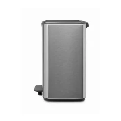 Brabantia Bo pedal bin 12 L, Matte Steel Fingerprint Proof Silver-coloured