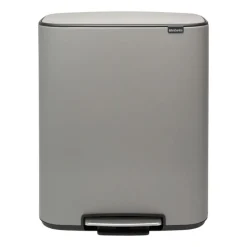 Brabantia Bo pedal bin 60 L, Mineral concrete Grey Discount
