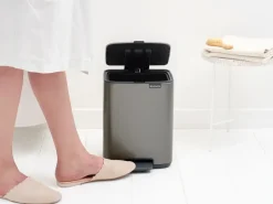Brabantia Bo pedal bin 7 L, Platinum Grey New