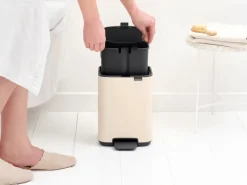 Brabantia Bo pedal bin 4 L, Soft Beige Hot
