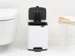 Brabantia Bo pedal bin 7 L, White Discount