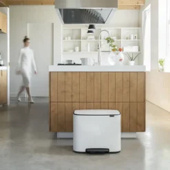 Brabantia Bo pedal bin 11+23 l, White Clearance