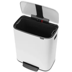 Brabantia Bo pedal bin 60 L, White New