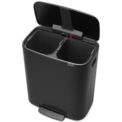 Brabantia Bo pedal bin 2x30 L, Black Online