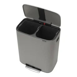 Brabantia Bo pedal bin 2x30 L, Mineral concrete Grey Best