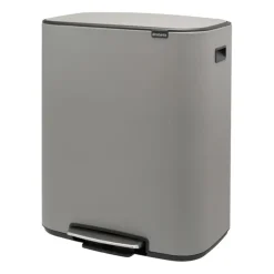 Brabantia Bo pedal bin 2x30 L, Mineral concrete Grey Best