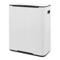 Brabantia Bo pedal bin 2x30 L, White Outlet