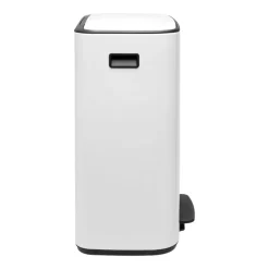Brabantia Bo pedal bin 2x30 L, White Outlet