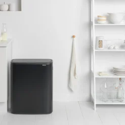 Brabantia Bo touch bin 60 L, Matte Black