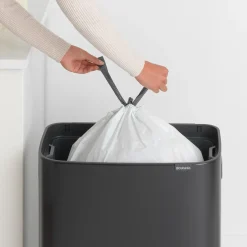 Brabantia Bo touch bin 60 L, Matte Black