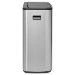 Brabantia Bo touch bin 60 L, Matte brushed steel Silver-coloured New