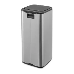 Brabantia Bo Touch Bin 30 L, Matte Steel Fingerprint Proof Silver-coloured Hot