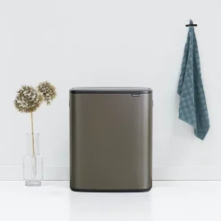Brabantia Bo touch bin 60 L, Platinum Grey Discount