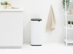 Brabantia Bo Touch Bin 30 L, White Hot