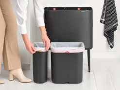 Brabantia Bo touch bin 11+23 litre, Confident Grey Online