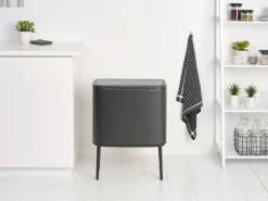 Brabantia Bo touch bin 11+23 litre, Confident Grey Online