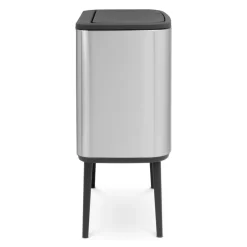 Brabantia Bo touch bin 11+23 litre, matte stainless steel Silver-coloured Discount