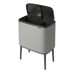 Brabantia Bo touch bin 11+23 litre, Mineral concrete Grey Online