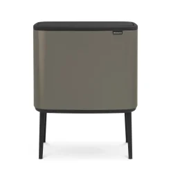 Brabantia Bo touch bin 11+23 litre, platinum BeigeGrey Clearance