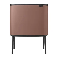 Brabantia Bo touch bin 11+23 litre, Satin taupe Brown Outlet