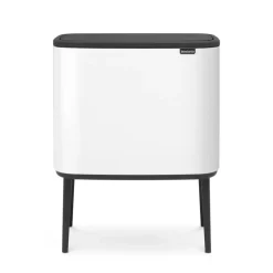 Brabantia Bo touch bin 3 x 11 litre, White Hot