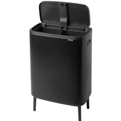 Brabantia Bo touch bin high 2x30 L, matte Black Outlet