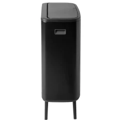 Brabantia Bo touch bin high 2x30 L, matte Black Outlet