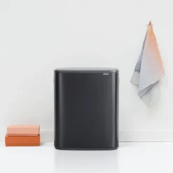Brabantia Bo touch bin 2x30 L, matte Black Clearance