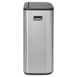 Brabantia Bo touch bin 2x30 L, matte-brushed steel Silver-coloured Online