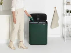 Brabantia Bo touch bin 2x30 L, Pine Green Sale