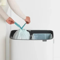 Brabantia Bo touch bin 2x30 L, White Sale