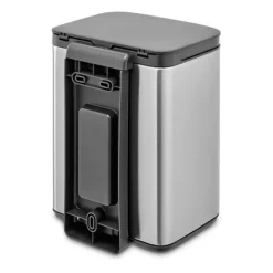Brabantia Bo waste bin 4 L, Brushed steel - matt Silver-coloured Online