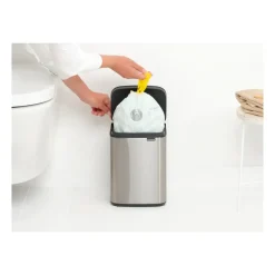 Brabantia Bo waste bin 4 L, Brushed steel - matt Silver-coloured Online