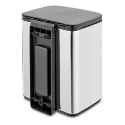 Brabantia Bo waste bin 7 L, Brushed steel - shiny Silver-coloured Online